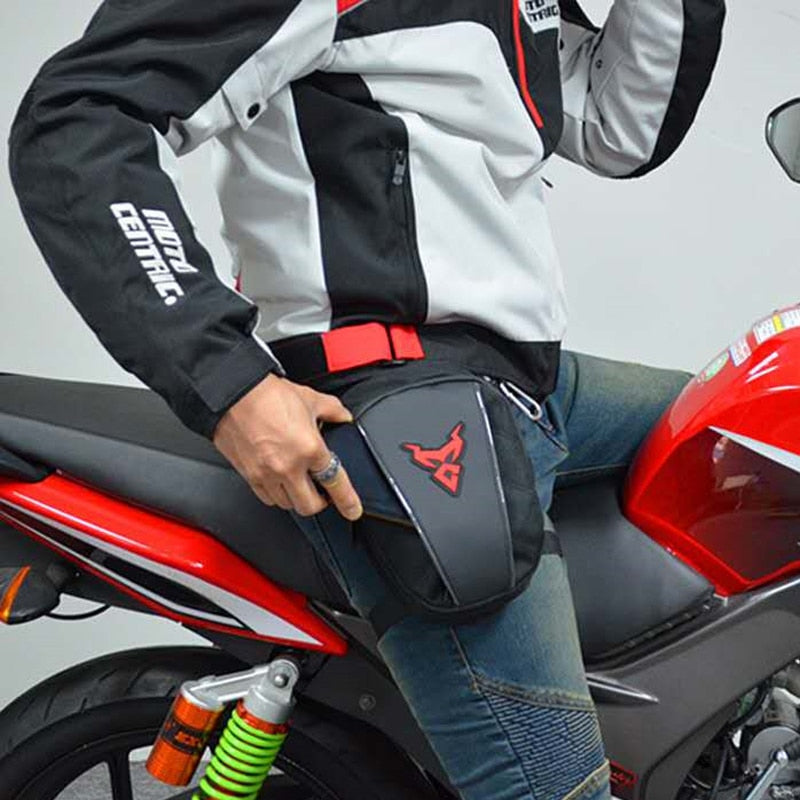 Bolsa de perna de cintura para motocicleta