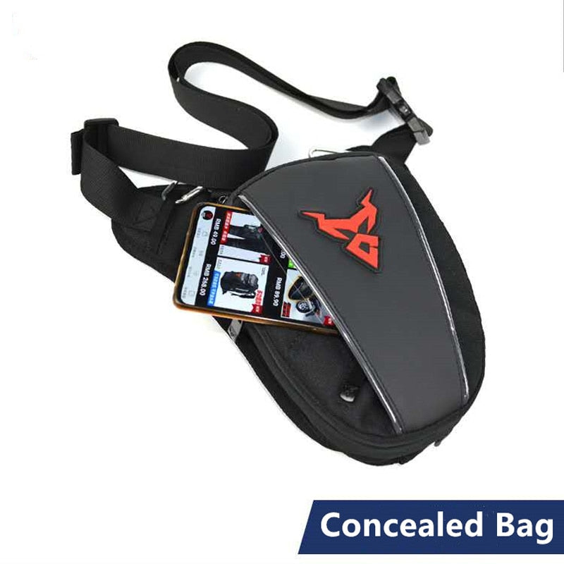 Bolsa de perna de cintura para motocicleta